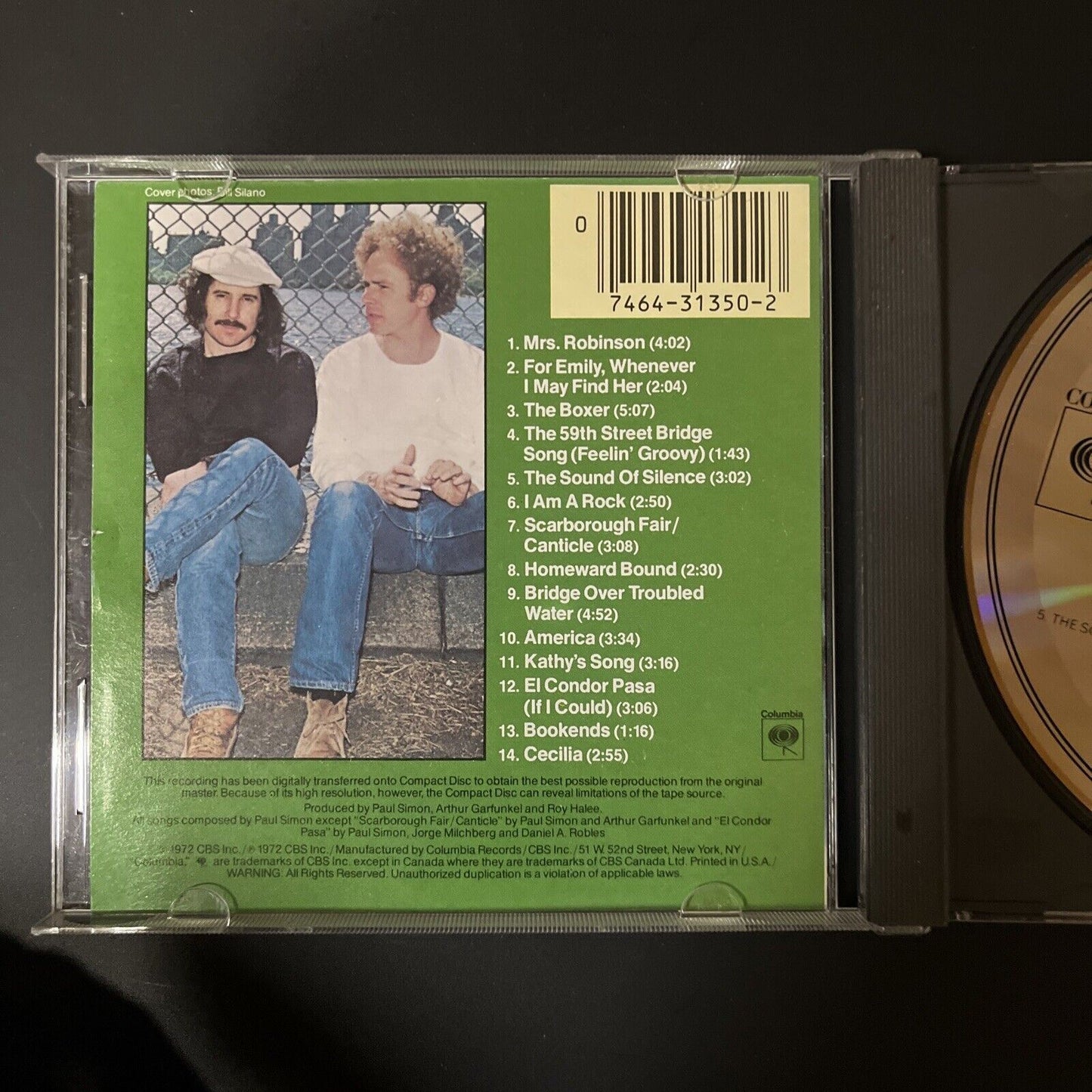 Simon & Garfunkel - Simon and Garfunkel's Greatest Hits (CD, 1972)