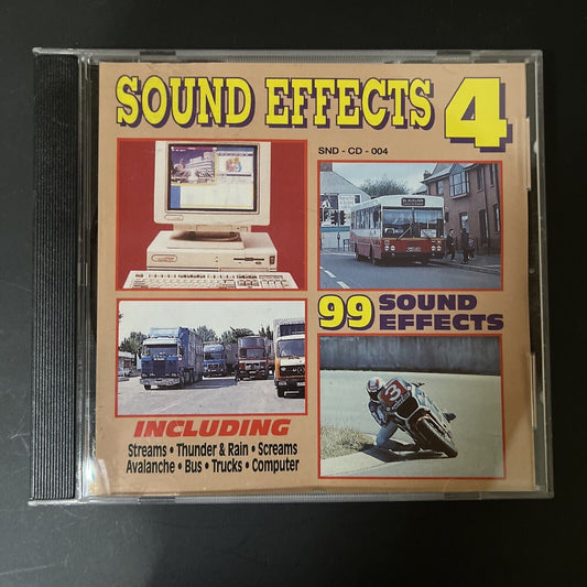 Sound Effects 4 - 99 Sound Effects (CD, 1994)