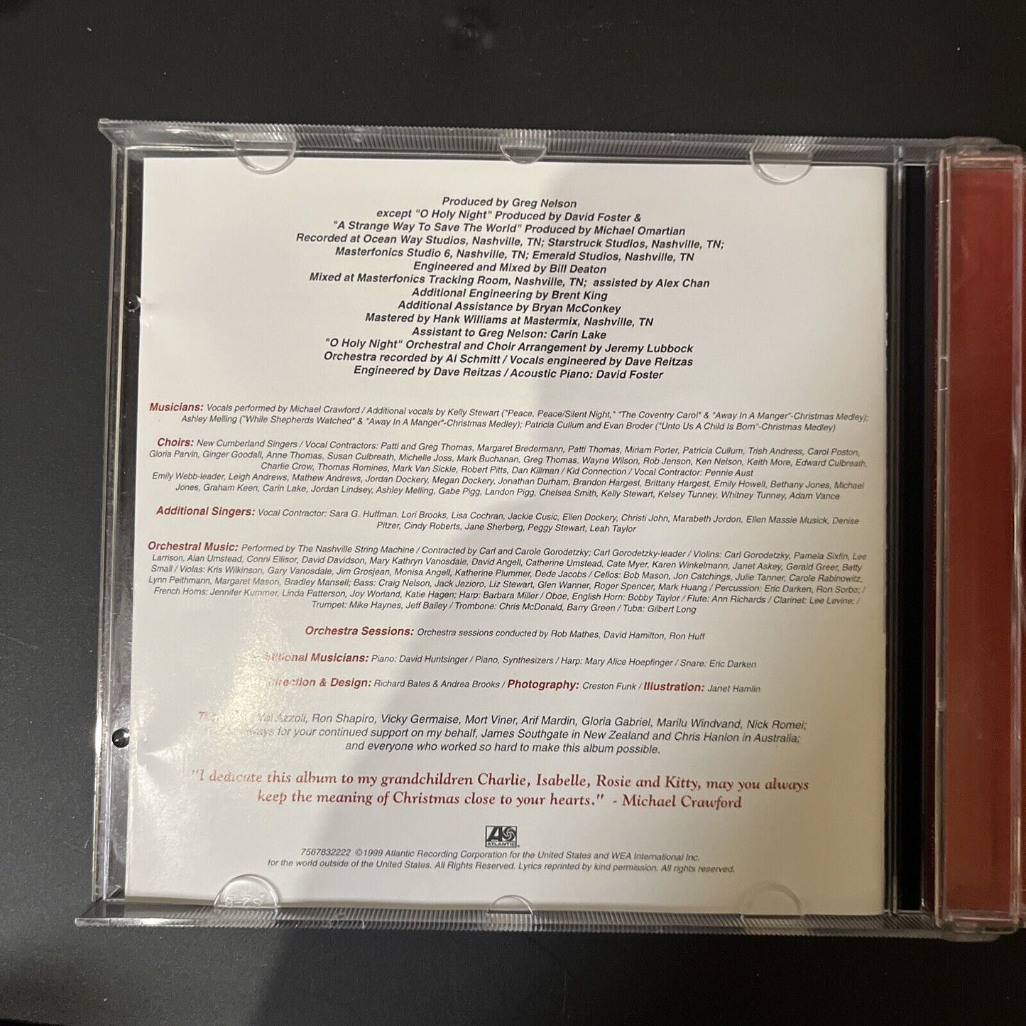 Michael Crawford - A Christmas Album (Vocals) (CD, 1999)