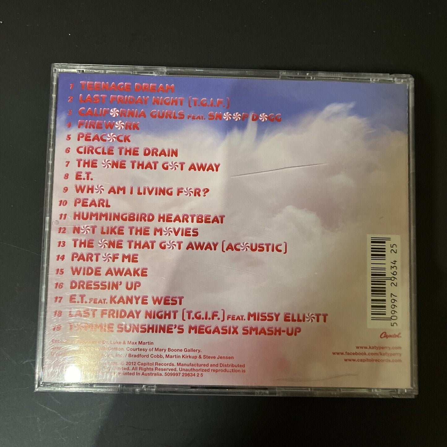 Katy Perry - Teenage Dream: The Complete Confection (CD, 2010)
