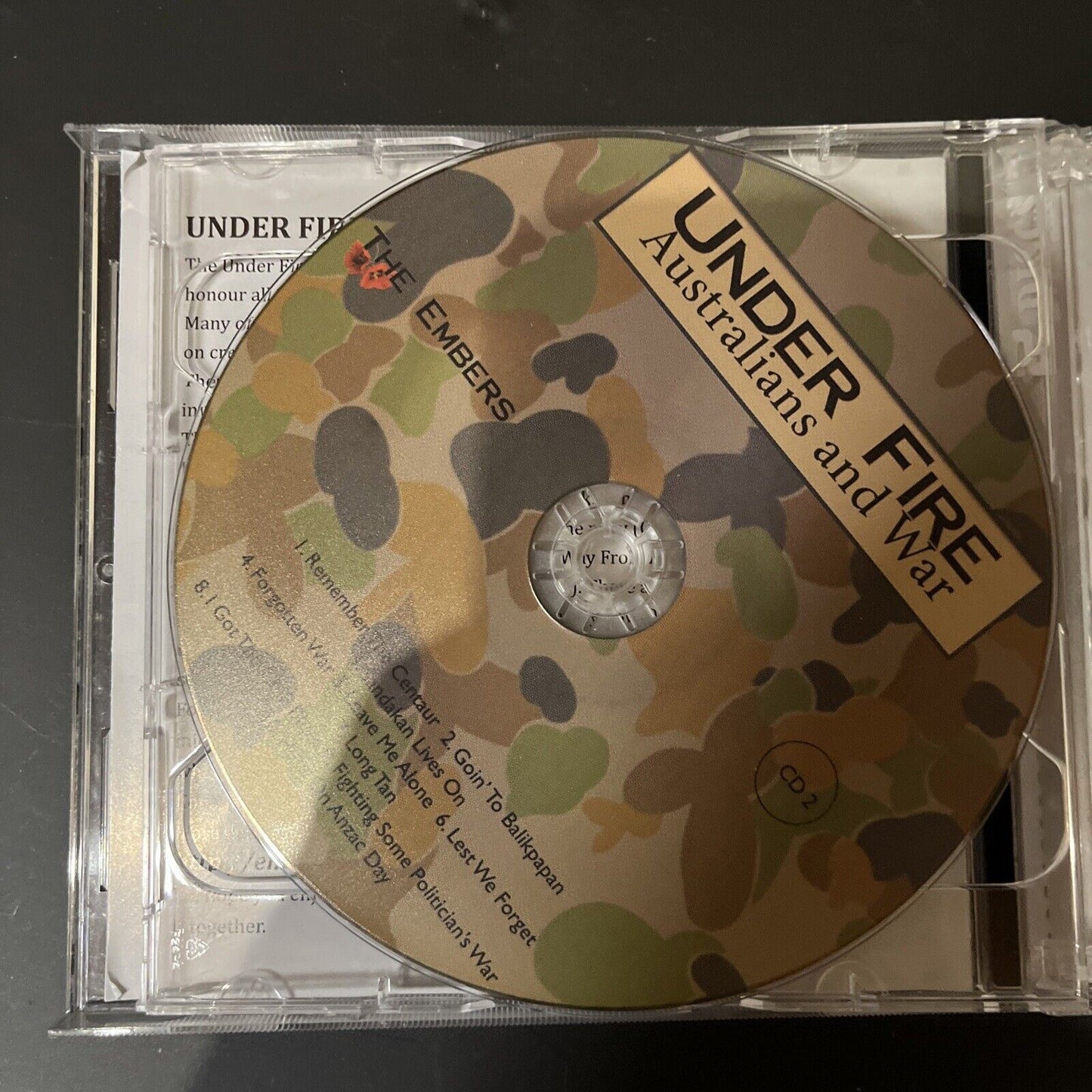 The Embers - Under Fire Australians and War (CD, 2013, 2-Disc)