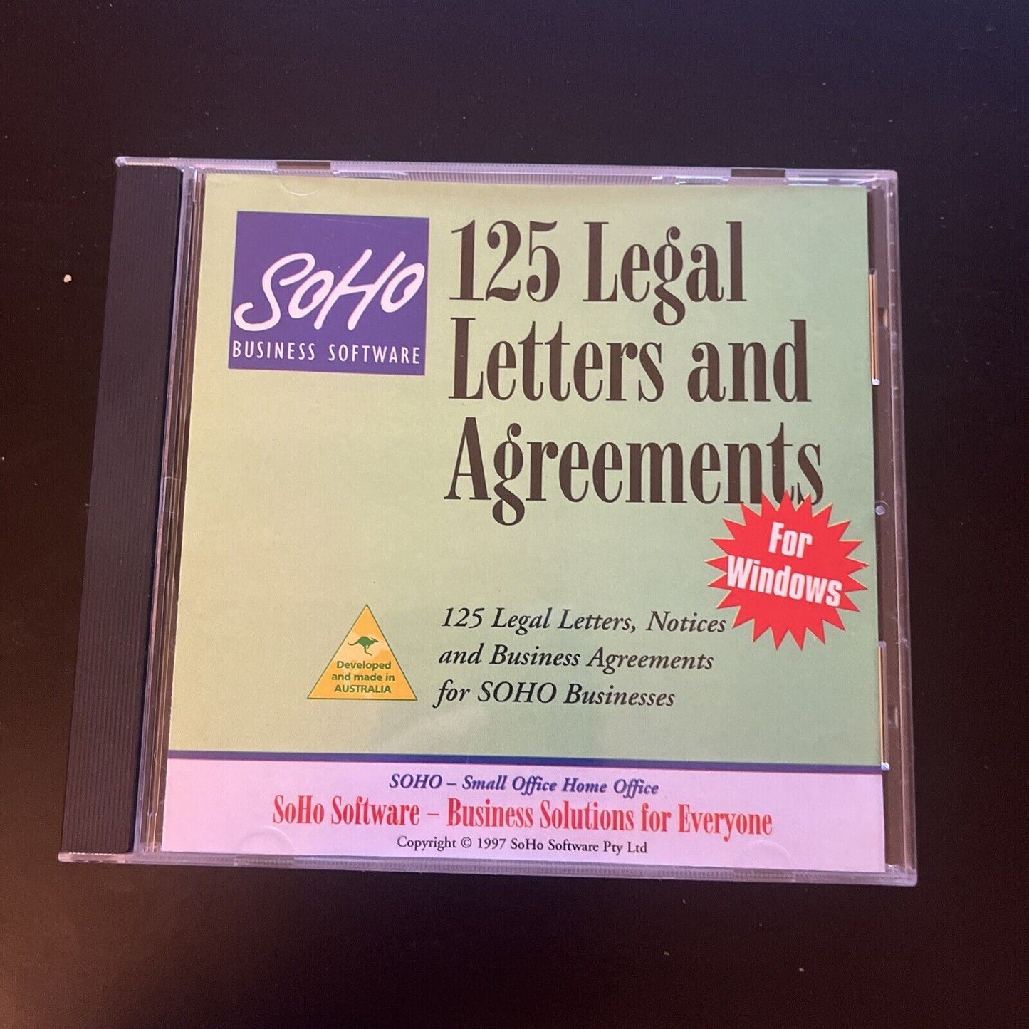 125 Legal Letters, Notices and Business Agreements PC CDROM Windows 95 1997