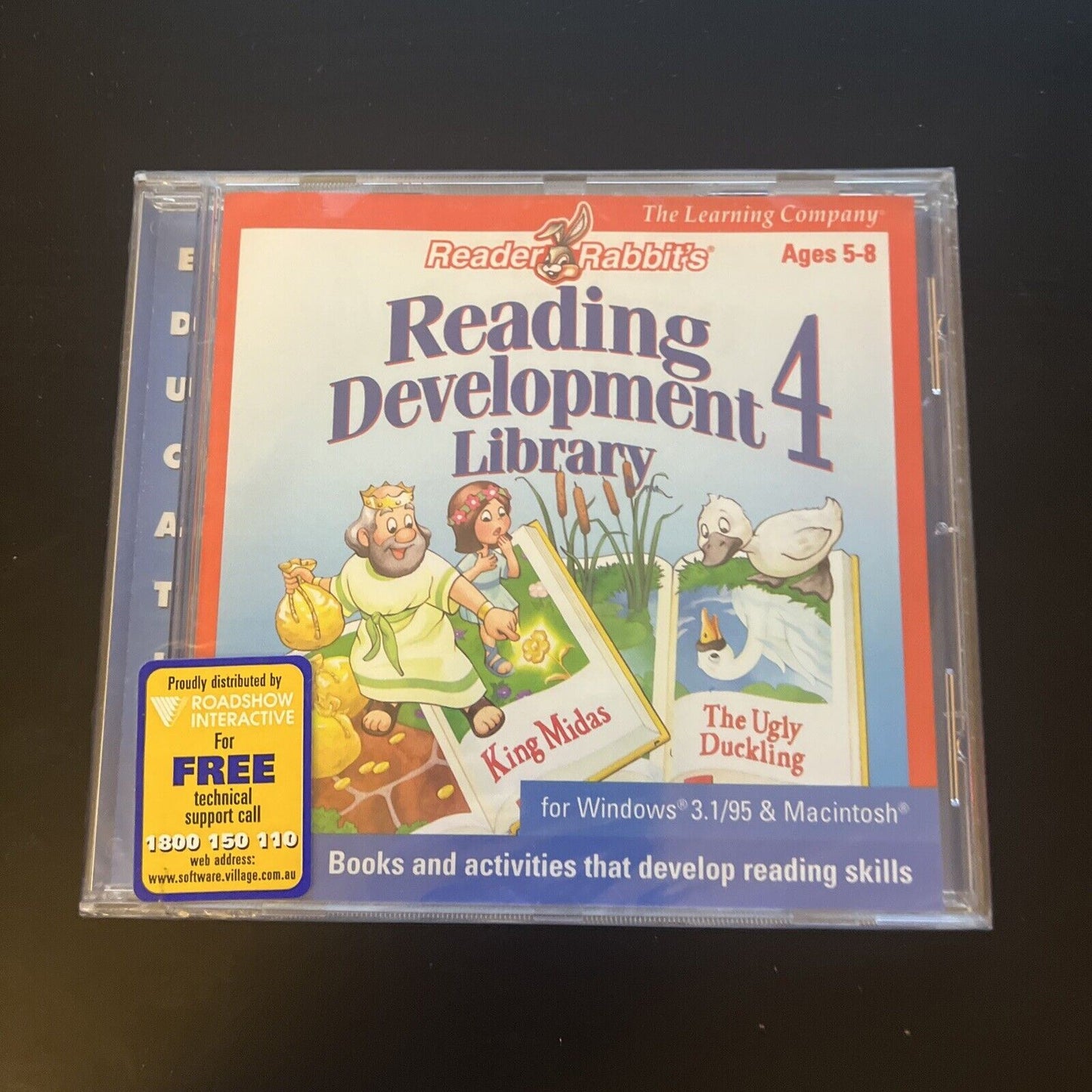 *New Sealed* Reader Rabbit's Reading Development Library 4 PC Mac Win 95