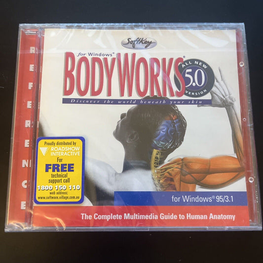 *New Sealed* Bodyworks 5.0 PC CDROM Windows 95