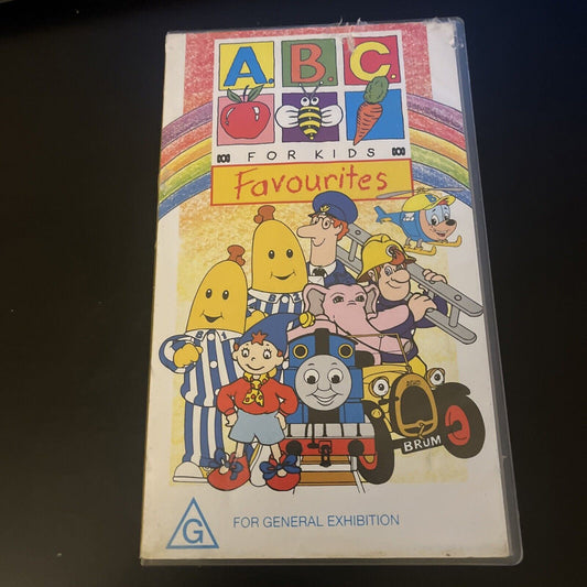ABC For Kids - Favourites (VHS,1997) PAL VHS