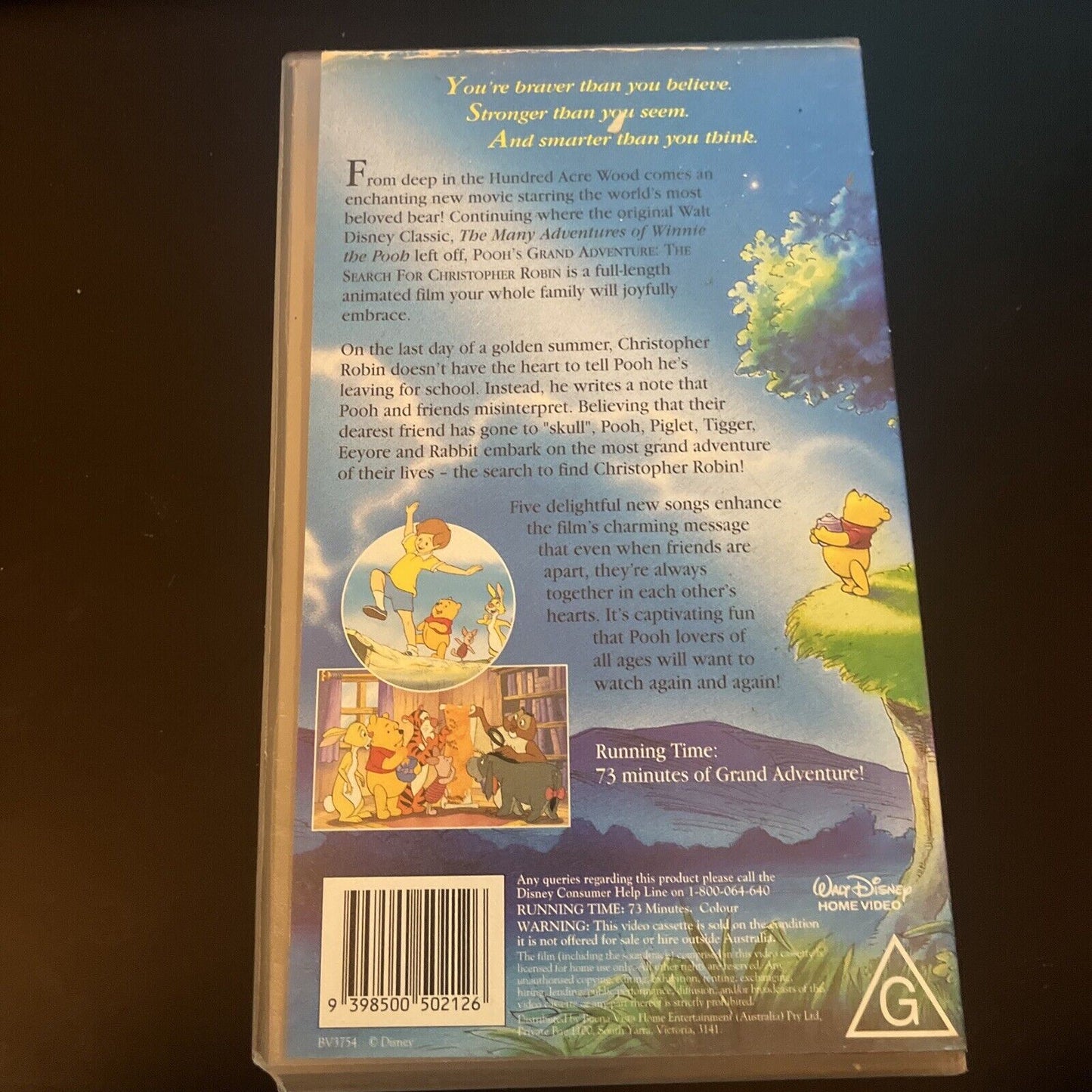 Pooh's Grand Adventure - The Search for Christopher Robin (VHS, 1997)  PAL