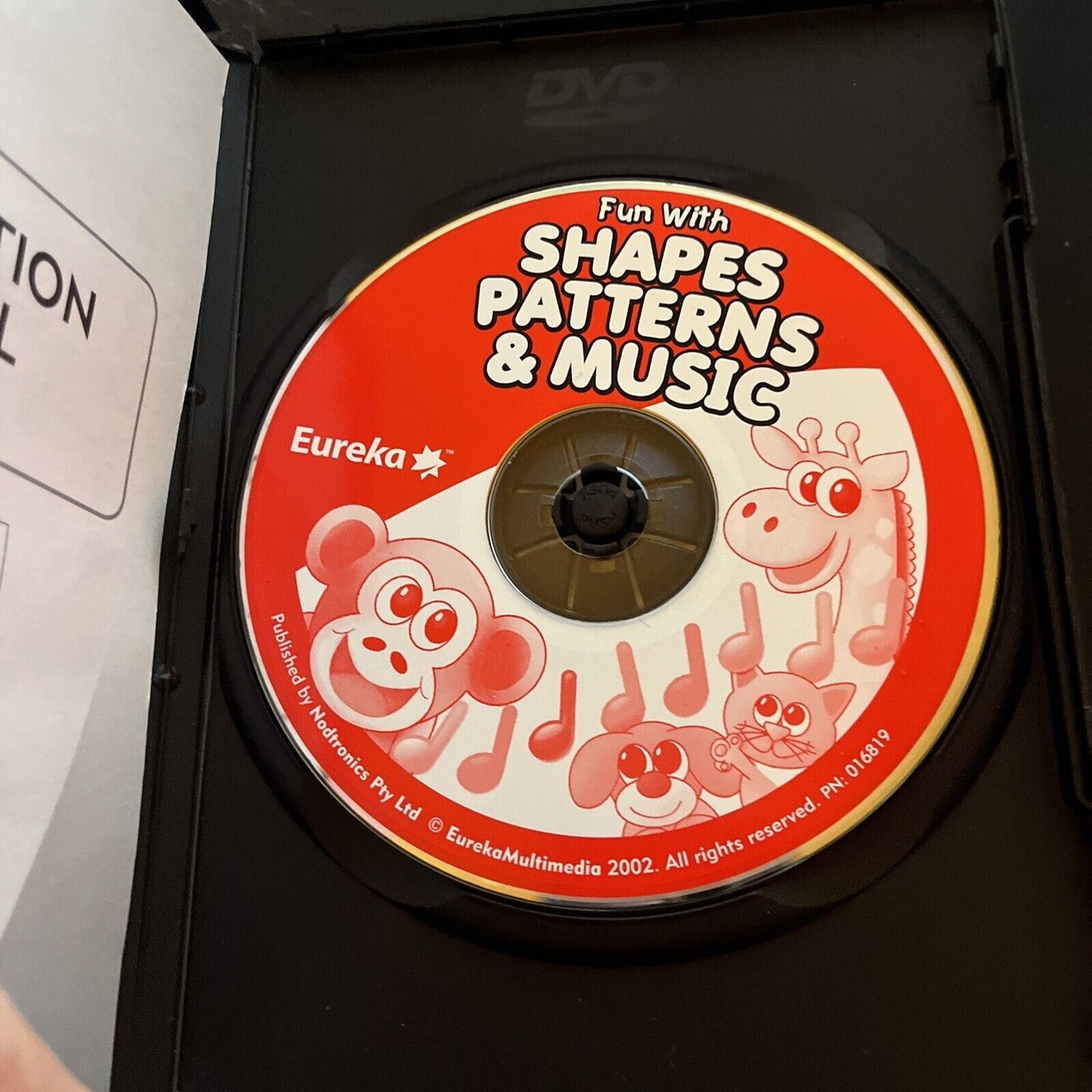 FUN with SHAPES PATTERNS & MUSIC Ages 3 - 6  Eureka PC Mac CD-ROM Game