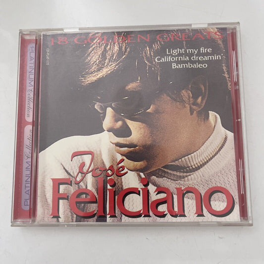 Jose Feliciano - 18 Golden Greats (CD, 2000)