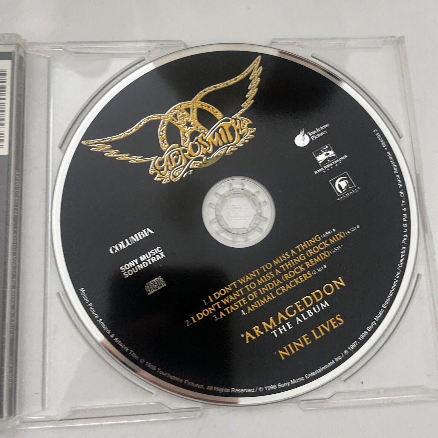 Aerosmith - I Don't Wanna Miss a Thing (CD, 1998) - Armageddon Soundtrack