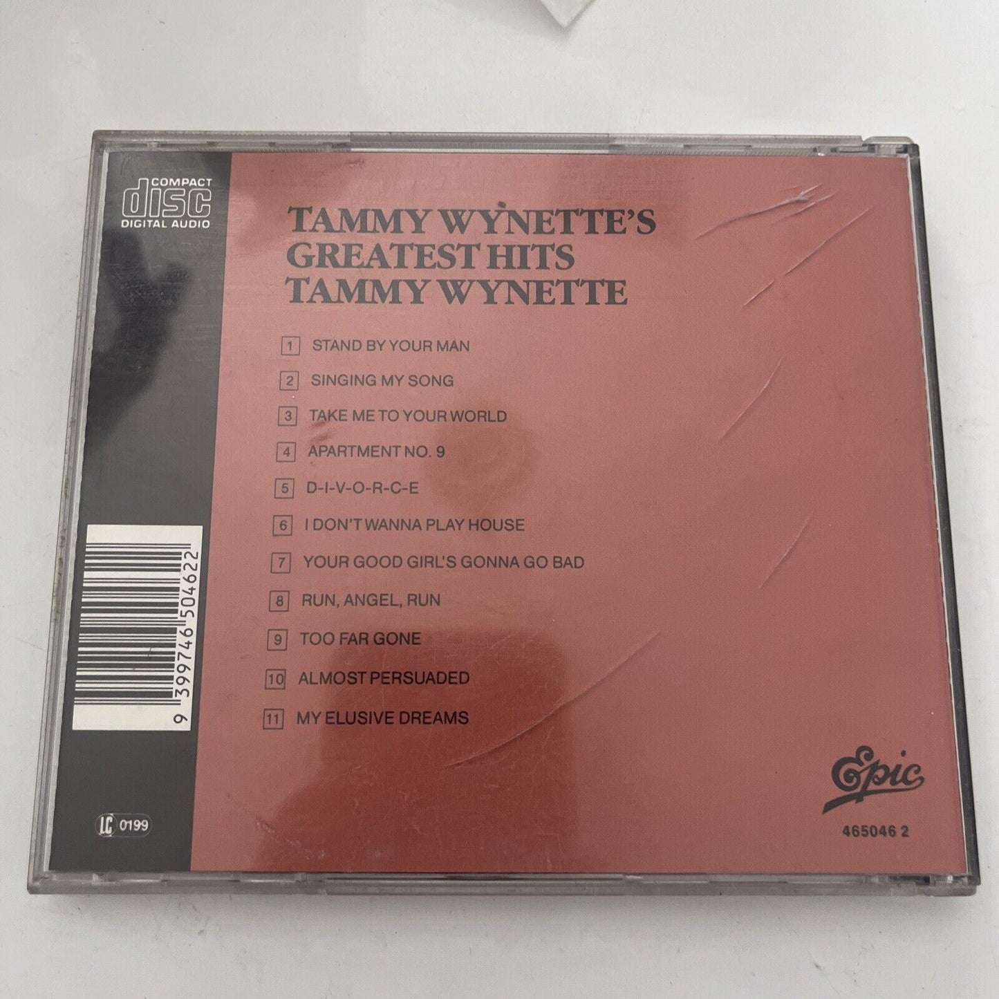 Tammy Wynette - Tammy's Greatest Hits (CD, 1989) Country Album 1989