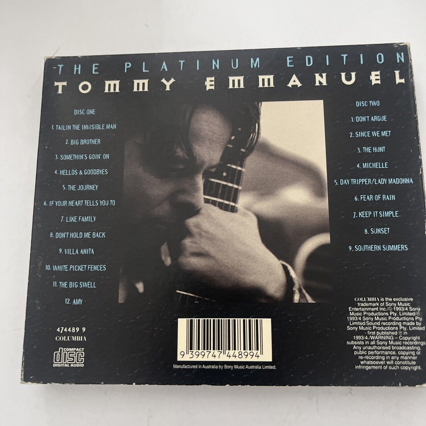 Tommy Emmanuel - The Journey Continues - Platinum Edition (CD, 1994, 2-Disc)