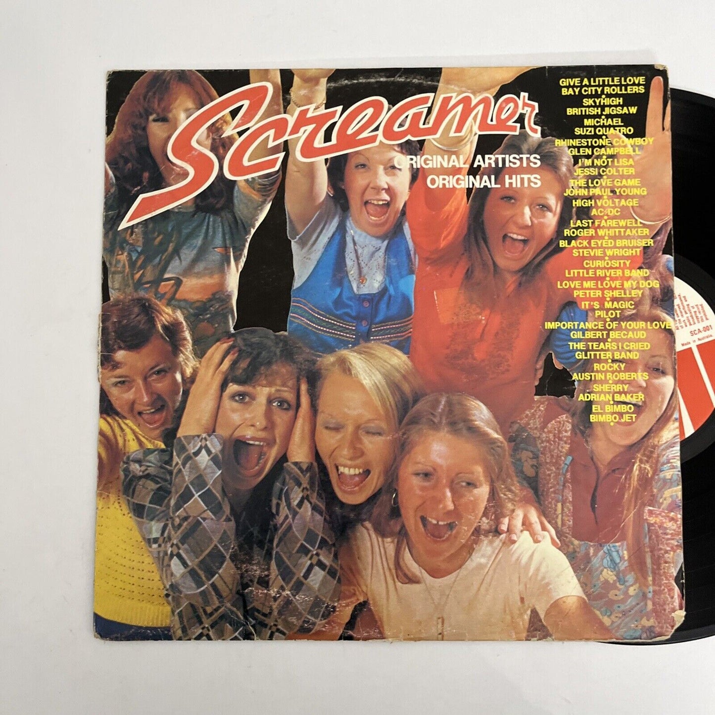 Screamer Original Artists Original Hits (Vinyl, 1975) EMI Records Australia