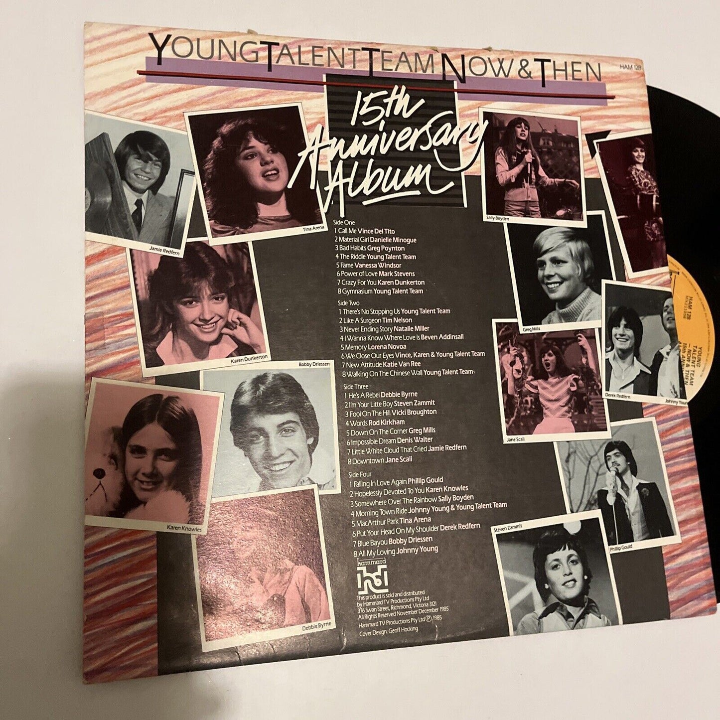 Young Talent Time Team Now & Then 15th Anniversary Album (Vinyl) Missing 1 Vinyl