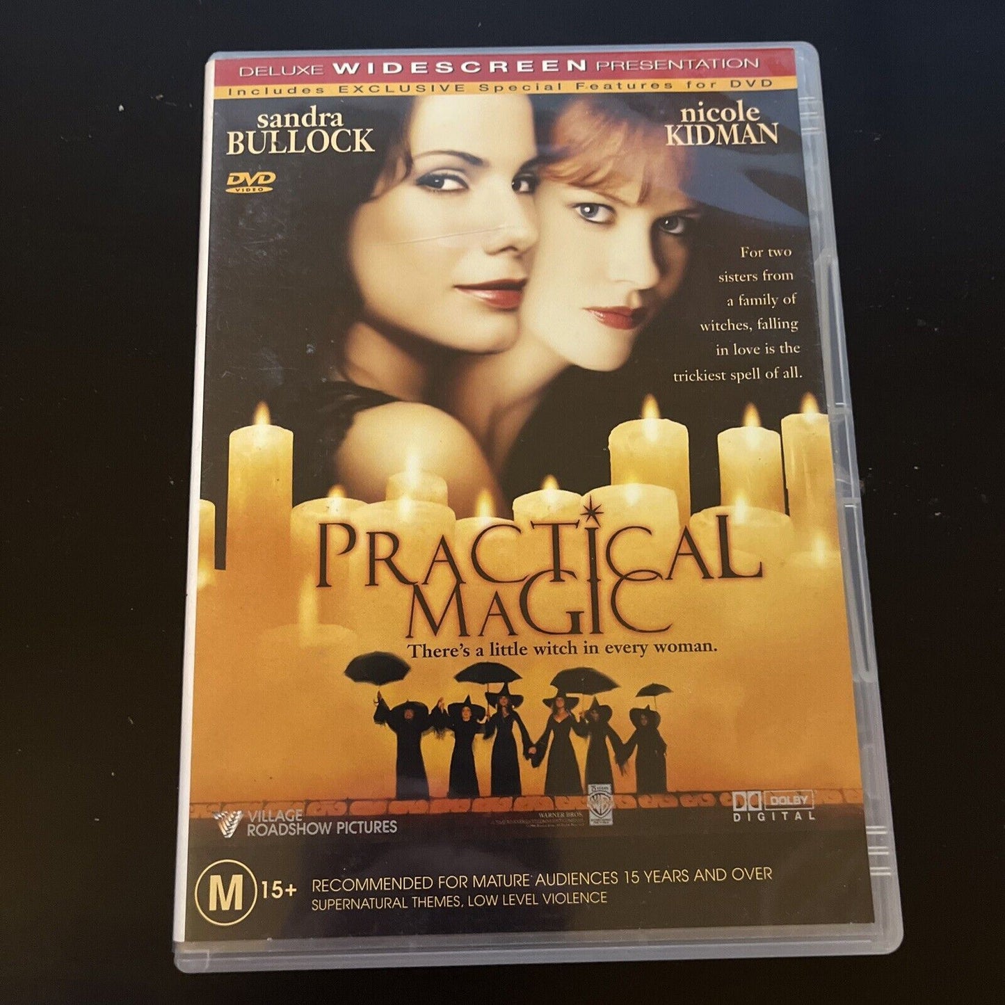 Practical Magic (DVD, 1998) Sandra Bullock, Nicole Kidman, Dianne Wiest Region 4