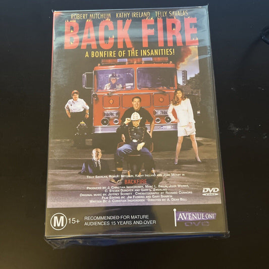 Back Fire (DVD, 1995) Telly Savalas, Robert Mitchum. NEW All Regions