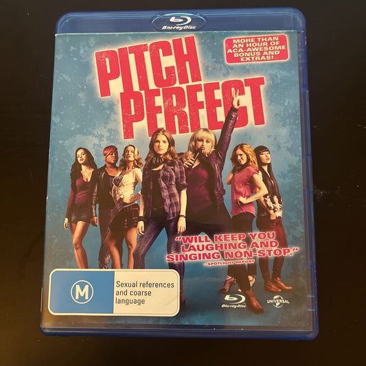 Pitch Perfect (Blu-ray, 2012) Anna Kendrick, Brittany Snow, Anna Camp, Region B