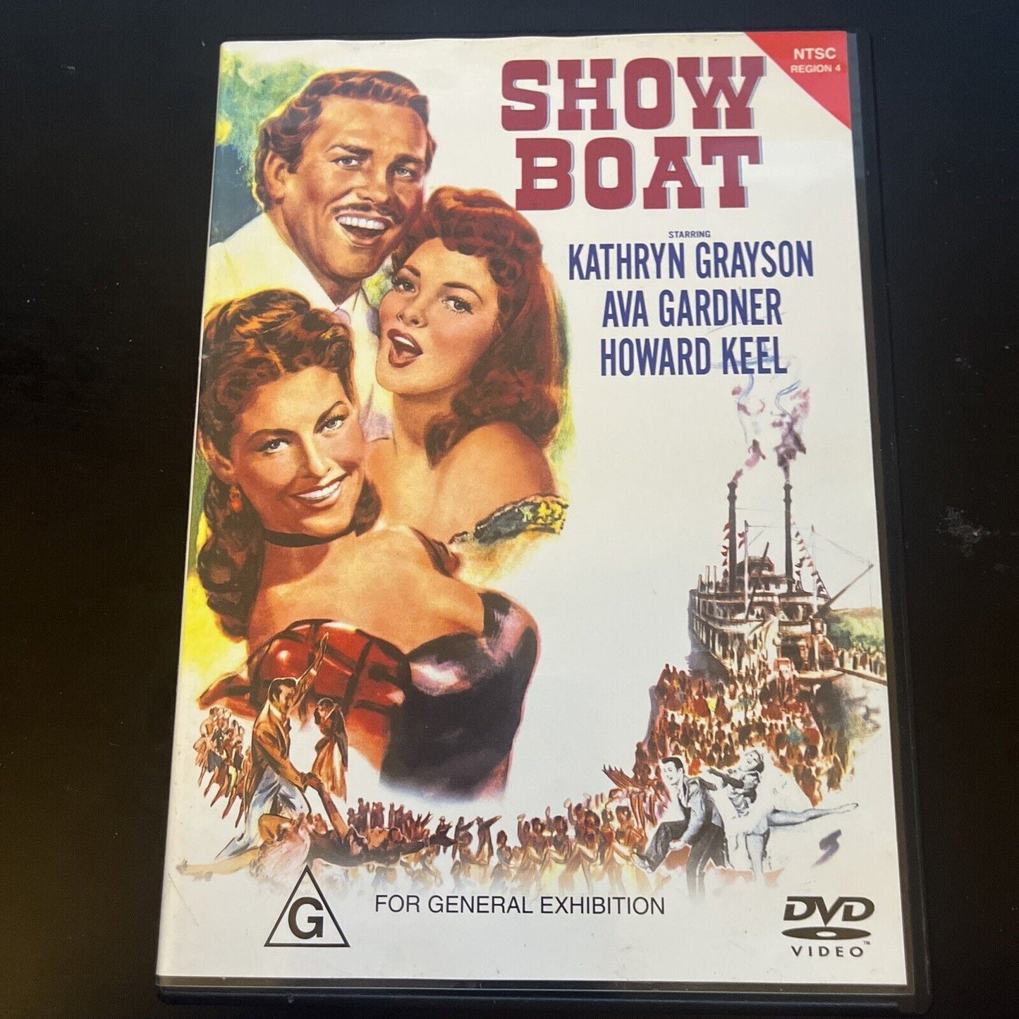 Show Boat (DVD, 1951) Kathryn Grayson, Ava Gardner, Howard Keel NEW Region 4