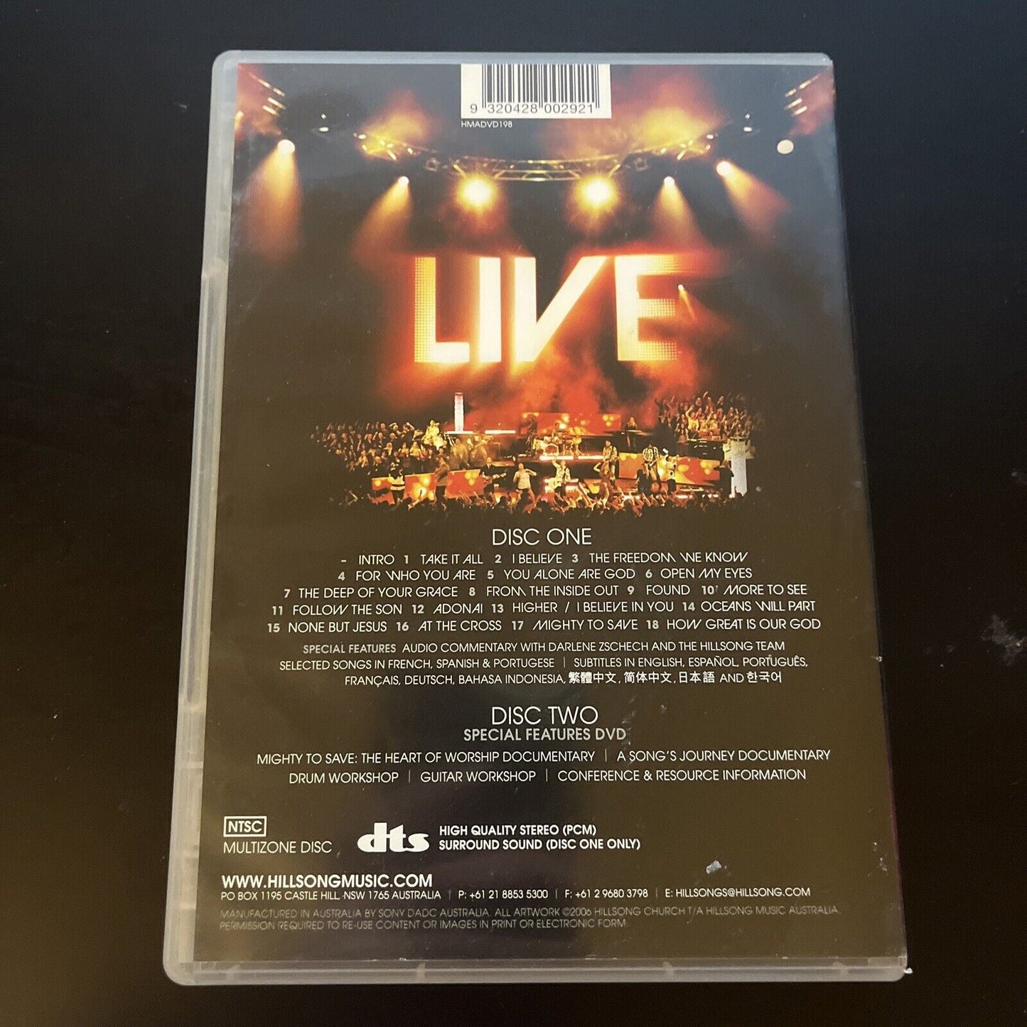 Hillsong Live Mighty To Save (DVD, 2006, 2-Disc) All Regions