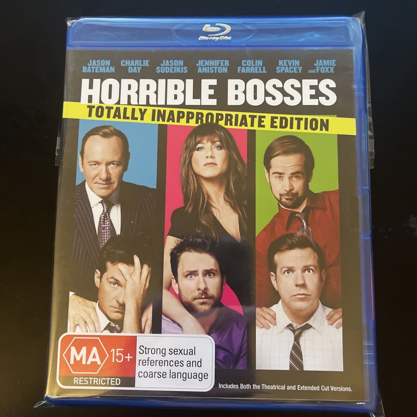 Horrible Bosses - Totally Inappropriate Edition (Blu-ray, 2012) NEW Region B