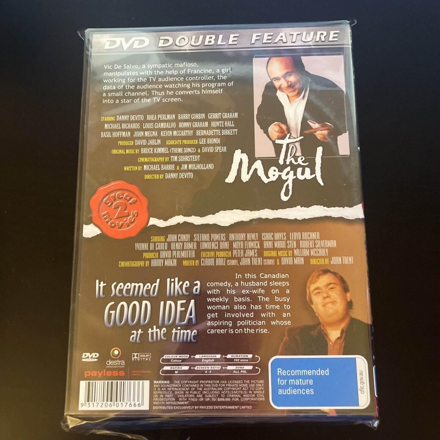 The Mogul / It Seemed Like A Good Idea At The Time DVD (Region ALL)