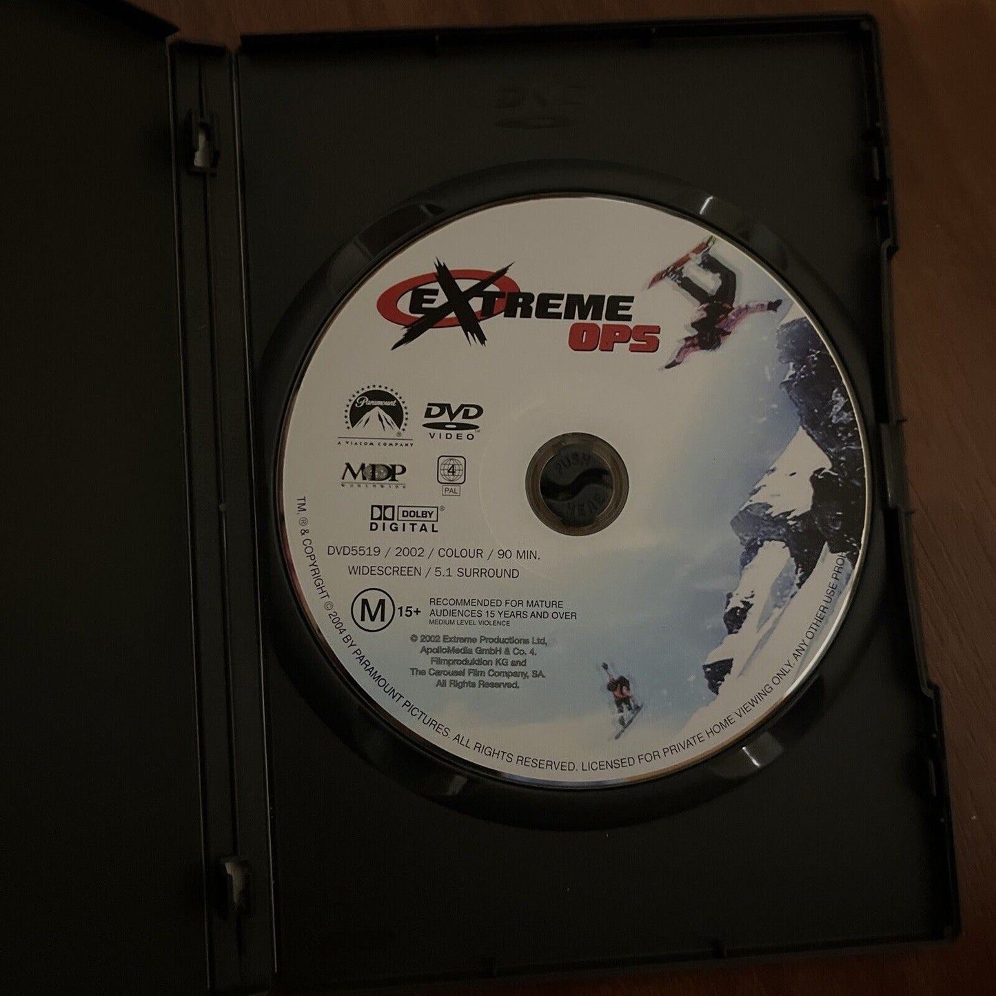 Extreme Ops (DVD, 2002) Bridgette Wilson-Sampras, Devon Sawa, Region 4