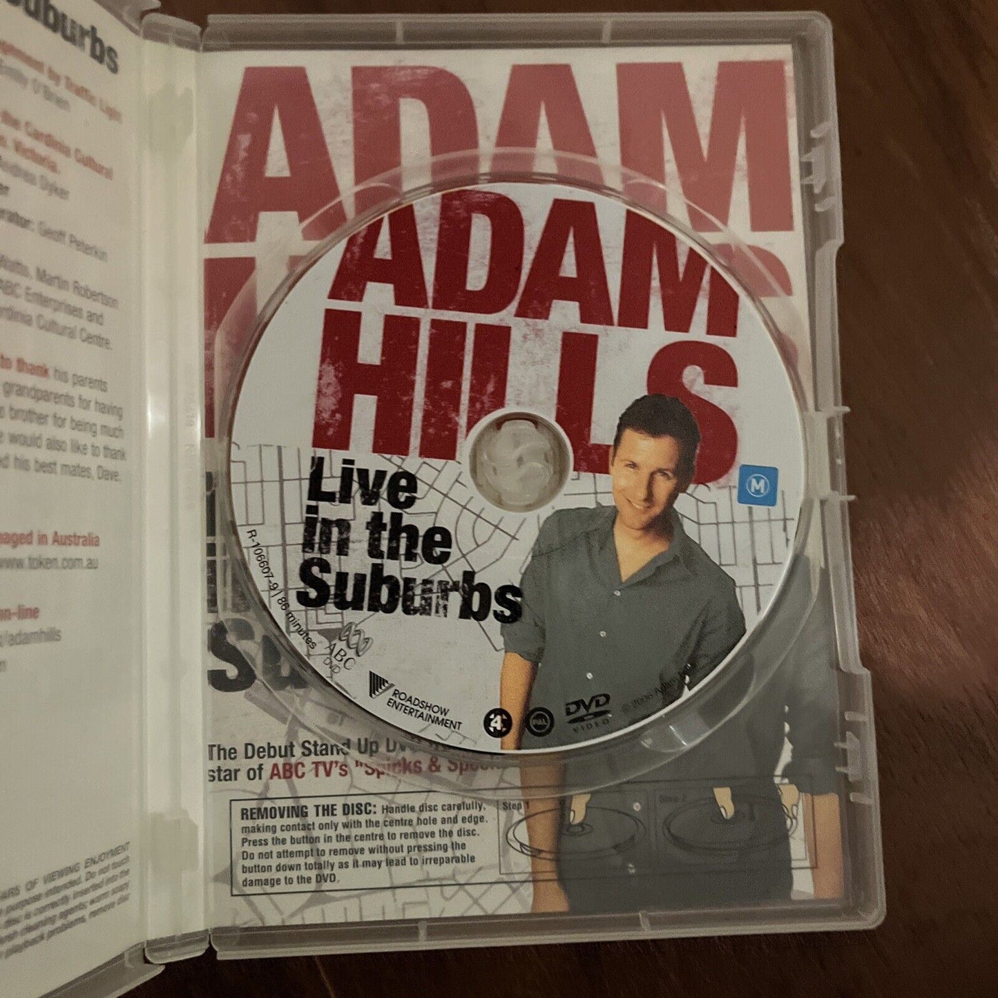 Adam Hills - Live In The Suburbs (DVD, 2006) Region 4