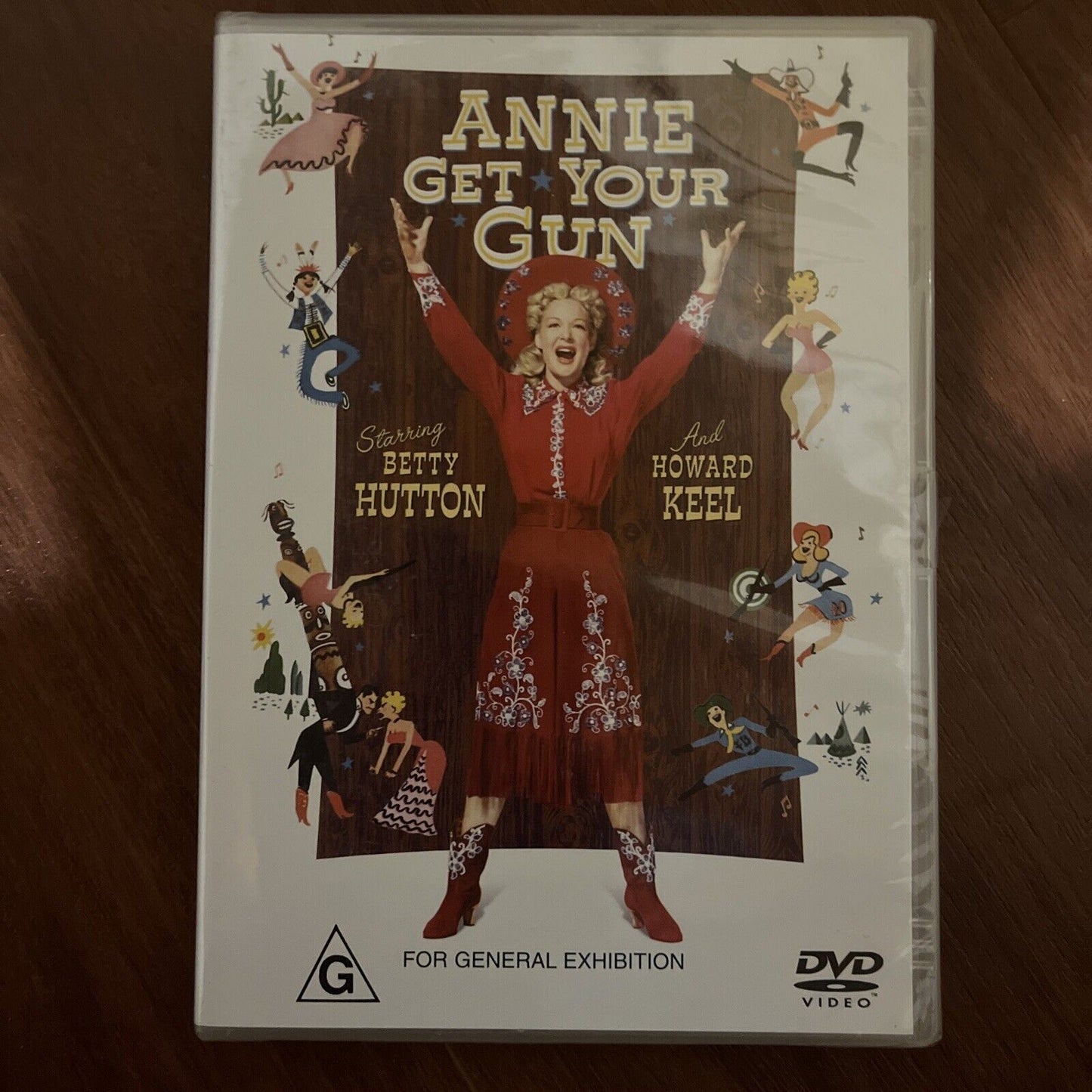 *New Sealed* Annie Get Your Gun (DVD, 1950) Betty Hutton, Howard Keel, Region 4