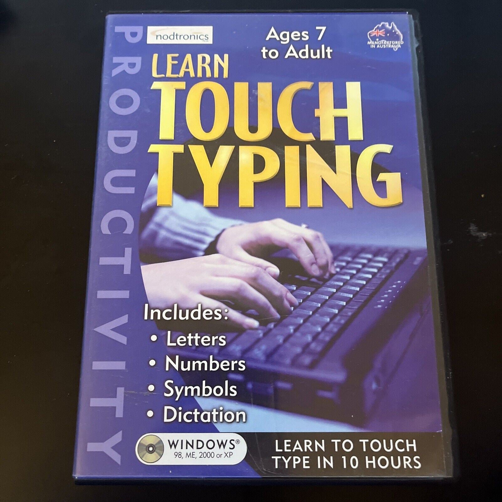 Learn Touch Typing - Ages 7 to Adult PC CD-ROM Eureka – Retro Unit