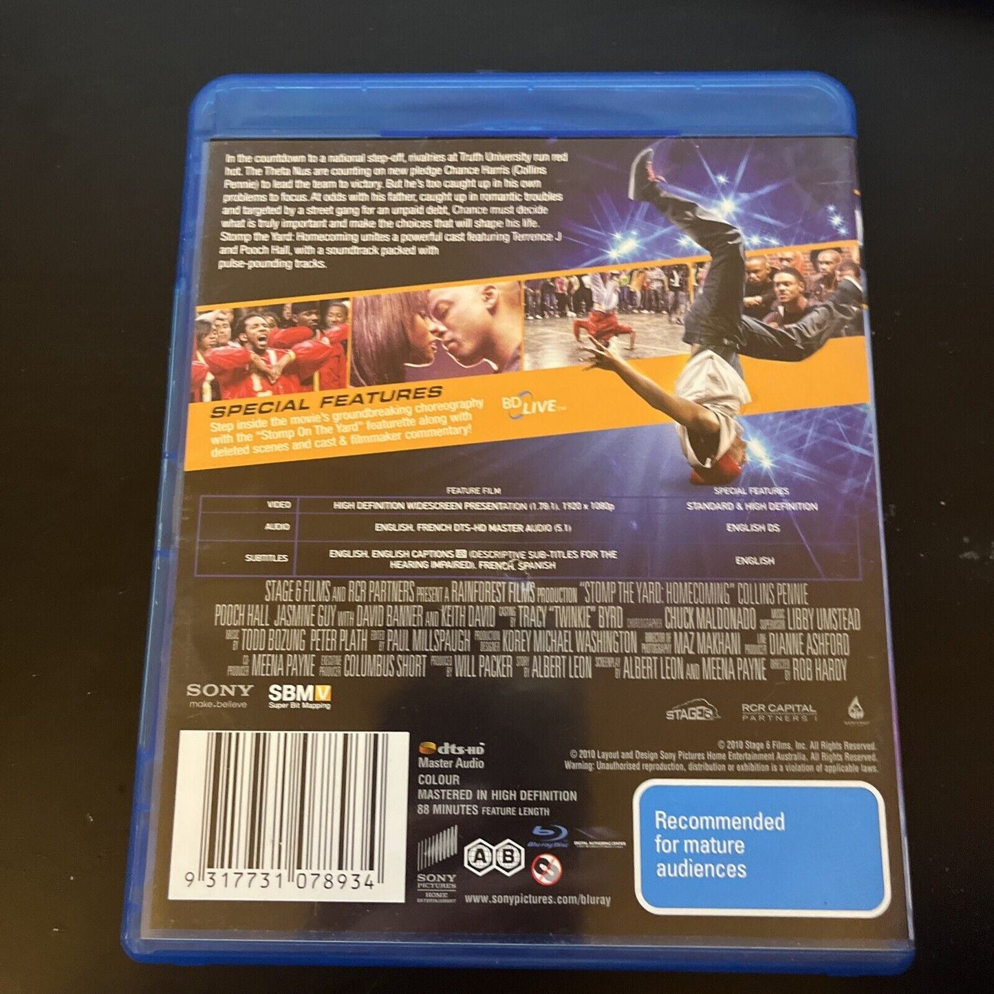 Stomp The Yard 2 - Homecoming (Blu-ray, 2010) Collins Pennie,  Region B,A