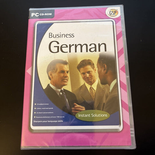 *New Sealed* Business German PC CDROM Windows XP