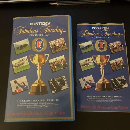 Foster's Fabulous Tuesday Video Gift Pack - Melbourne Cup (VHS, 1986) PAL