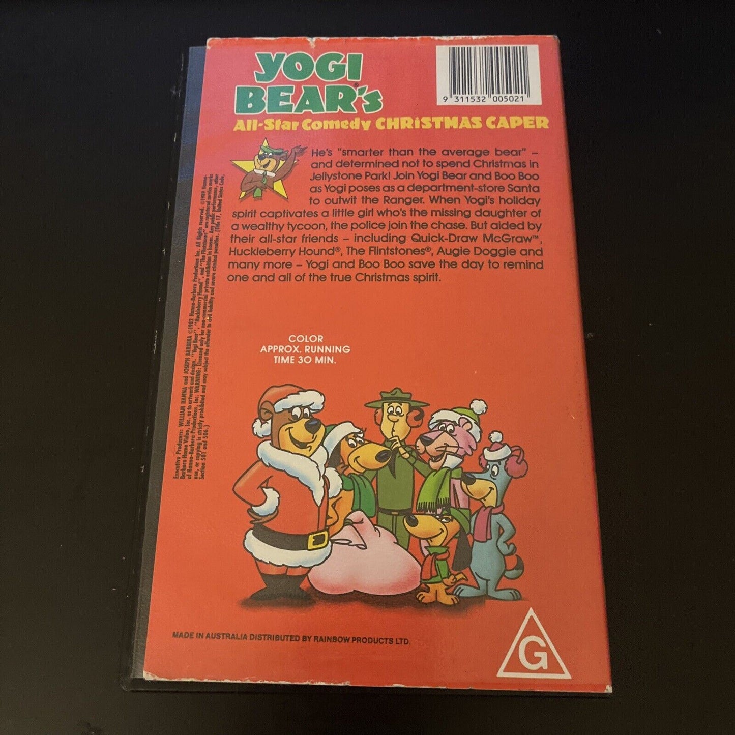 Yogi Bear's All-Star Comedy Christmas Caper (VHS, 1989) PAL