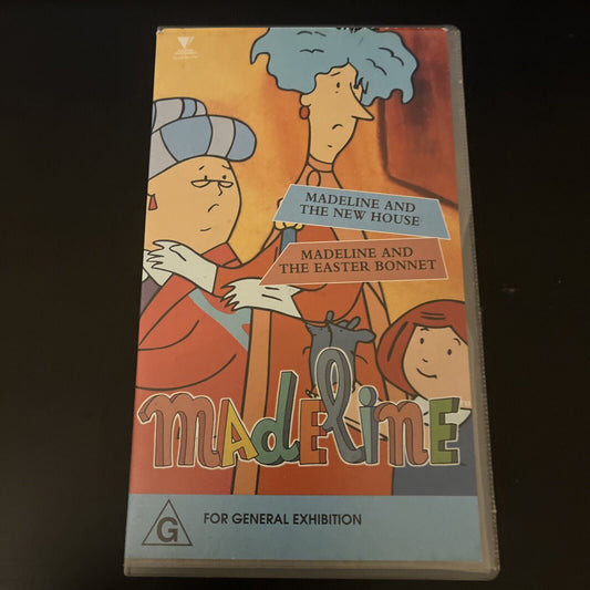 MADELINE : The New House / The Easter Bonnet (VHS, 1993) PAL