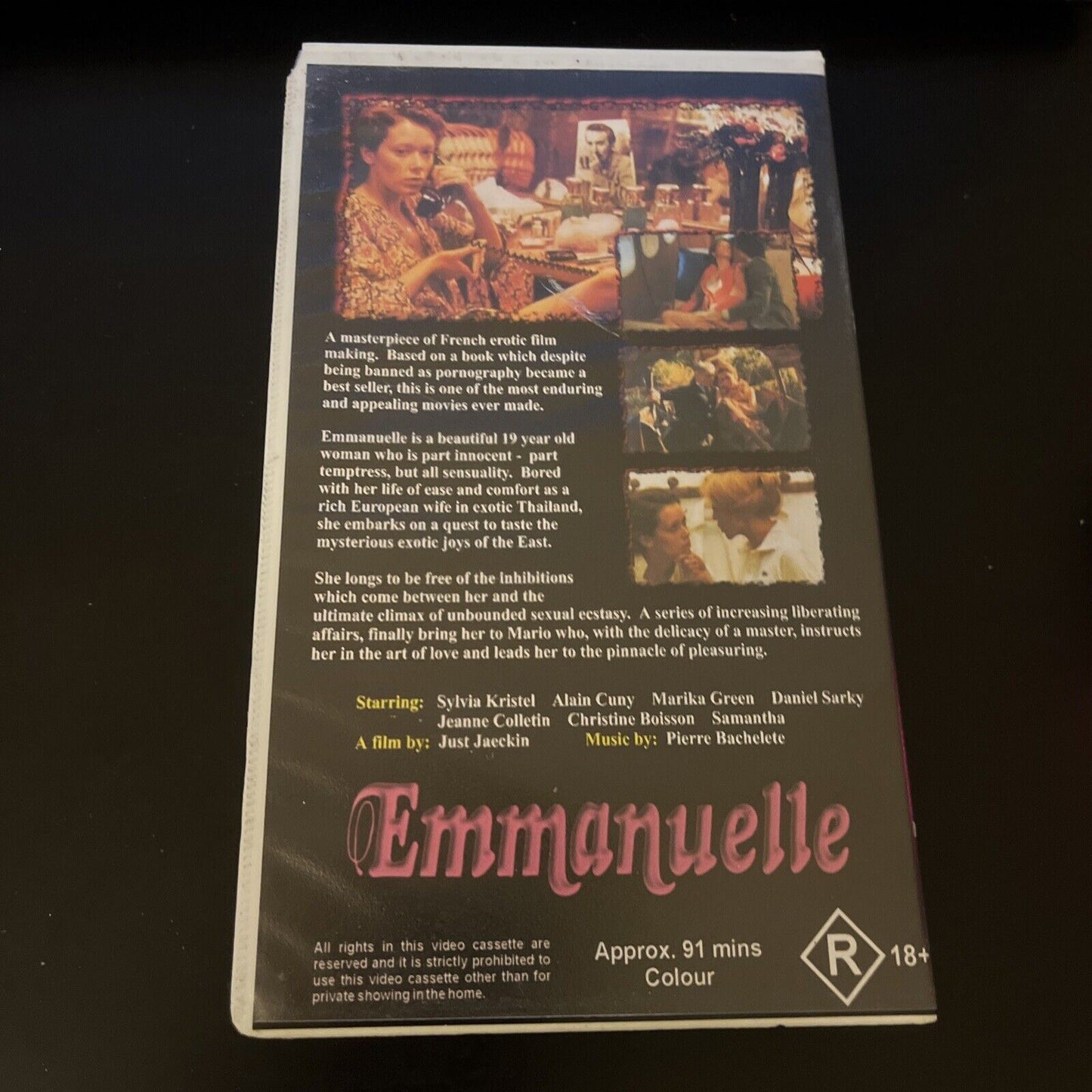 Emmanuelle The Original (VHS, 1974) Sylvia Kristel PAL