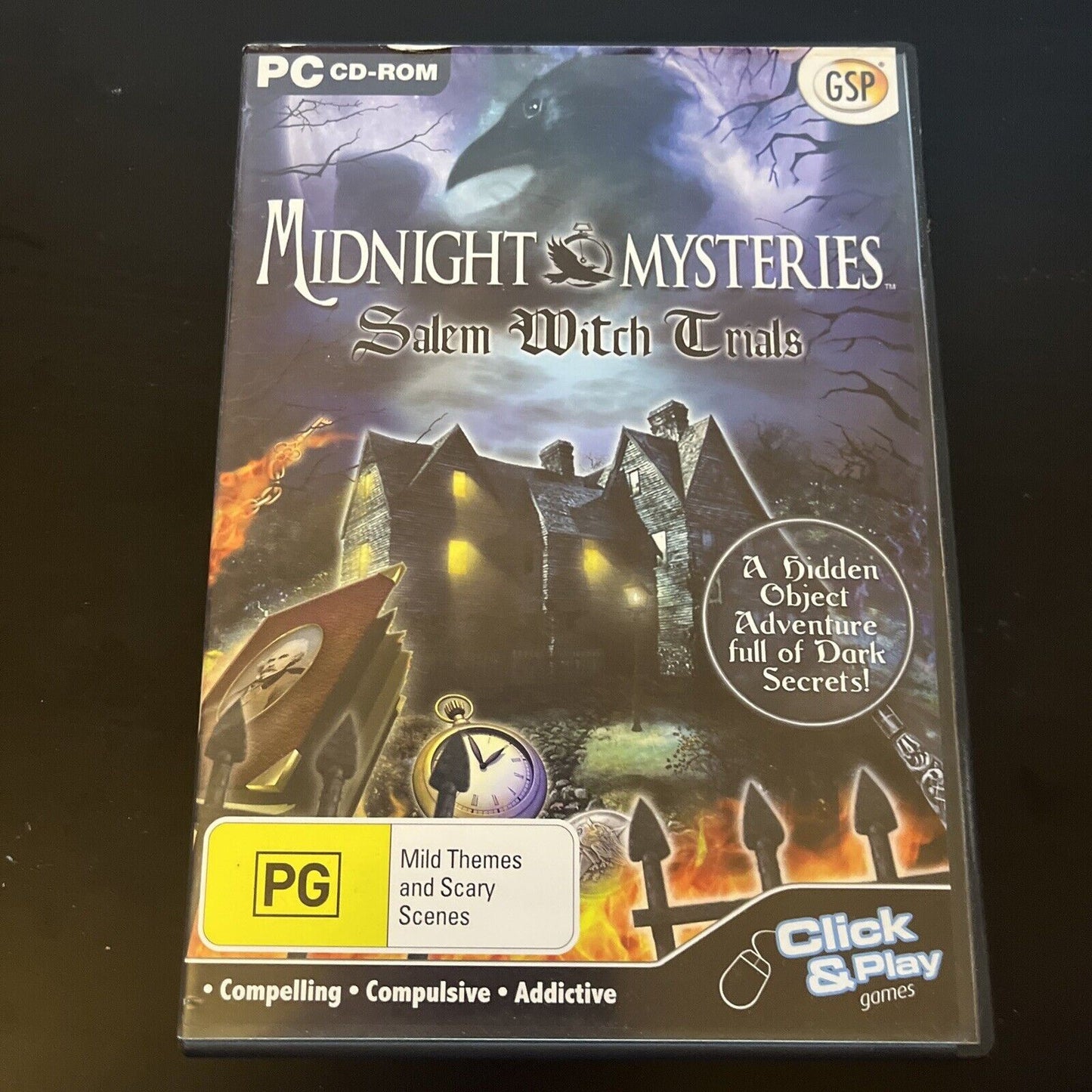 Midnight Mysteries Salem Witch Trials PC CD-ROM Hidden Object Game