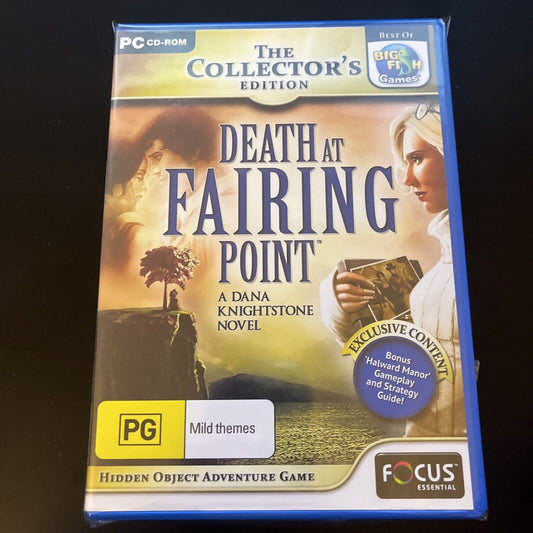 Death At Fairing Point A Dana Knightstone Novel PC CDROM Hidden Object Game NEW