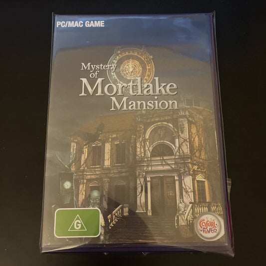 Mystery of Mortlake Mansion PC/Mac CDROM Hidden Object Game NEW