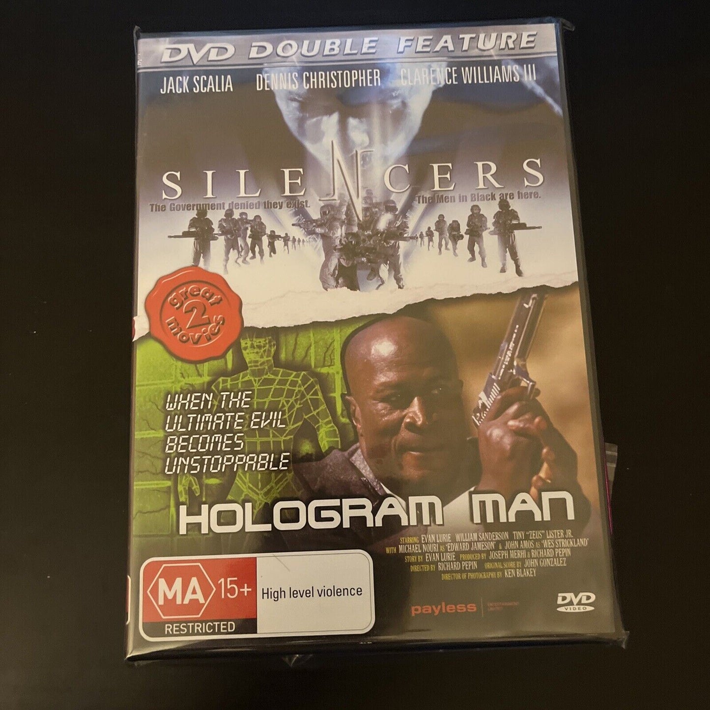 Silencers / Hologram Man DVD All Regions NEW