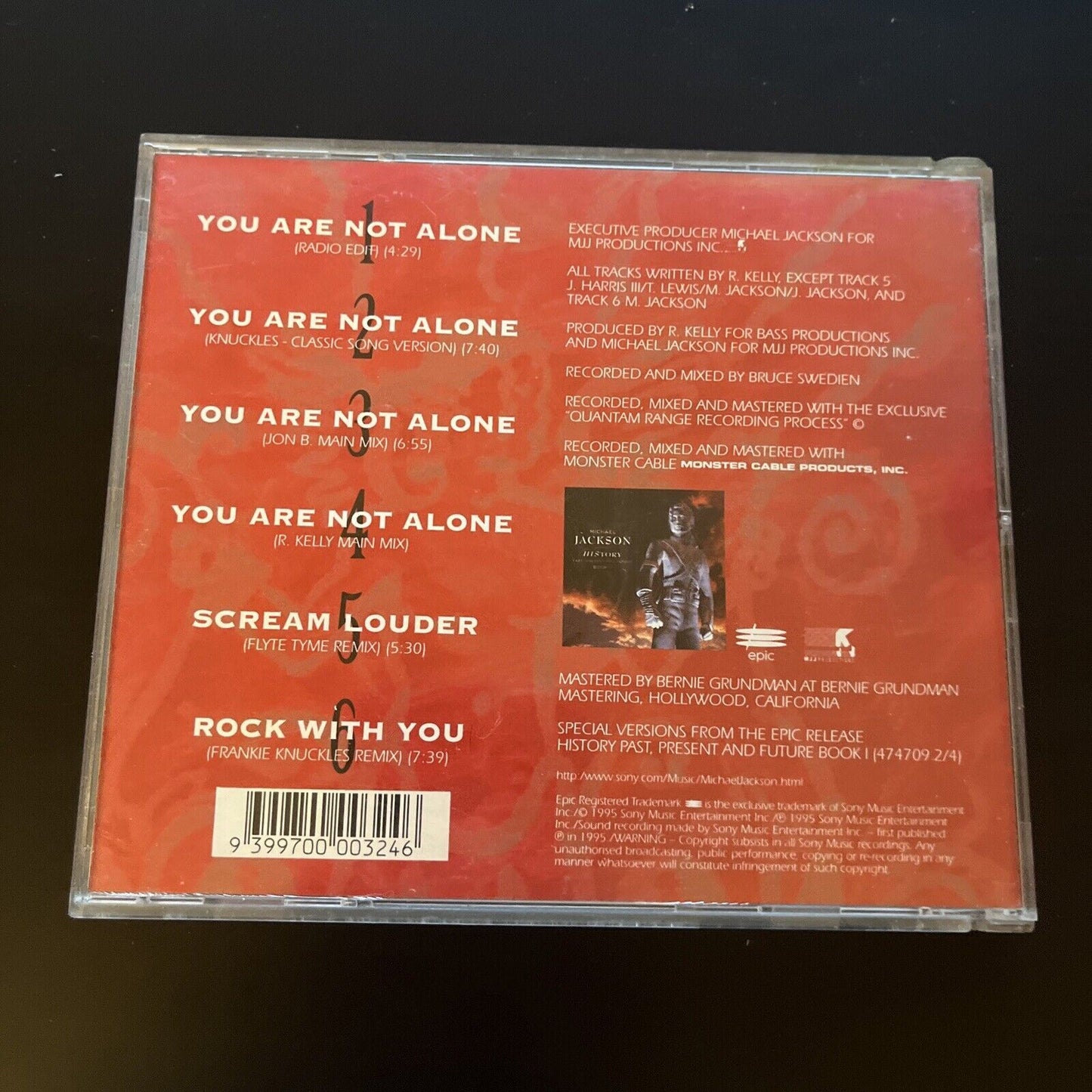 Michael Jackson - You Are Not Alone (CD, 1995)