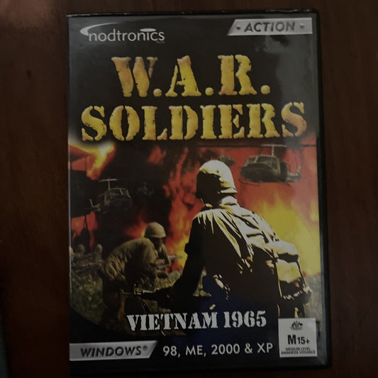 W.A.R Soldiers Vietnam 1965 PC CDROM Windows XP