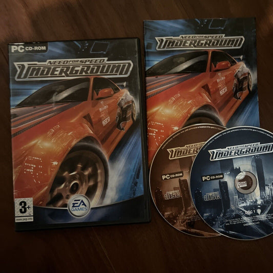 Need for Speed Underground (PC CD-ROM, 2003)