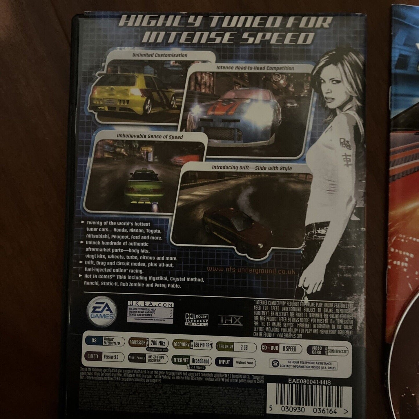 Need for Speed Underground (PC CD-ROM, 2003)