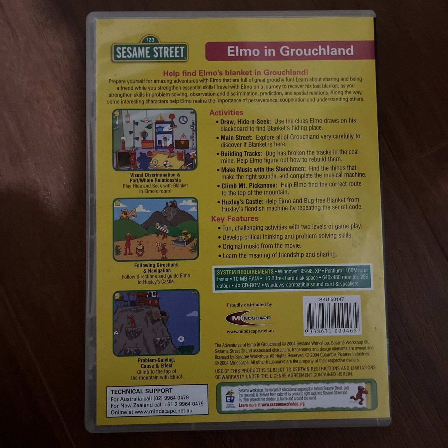 Sesame Street - Elmo in Grouchland PC CDROM