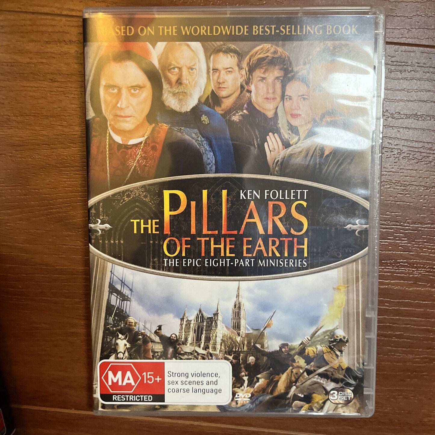 Ken Follett: The Pillars Of The Earth / World Without End (DVD, 2013) Region 4&2