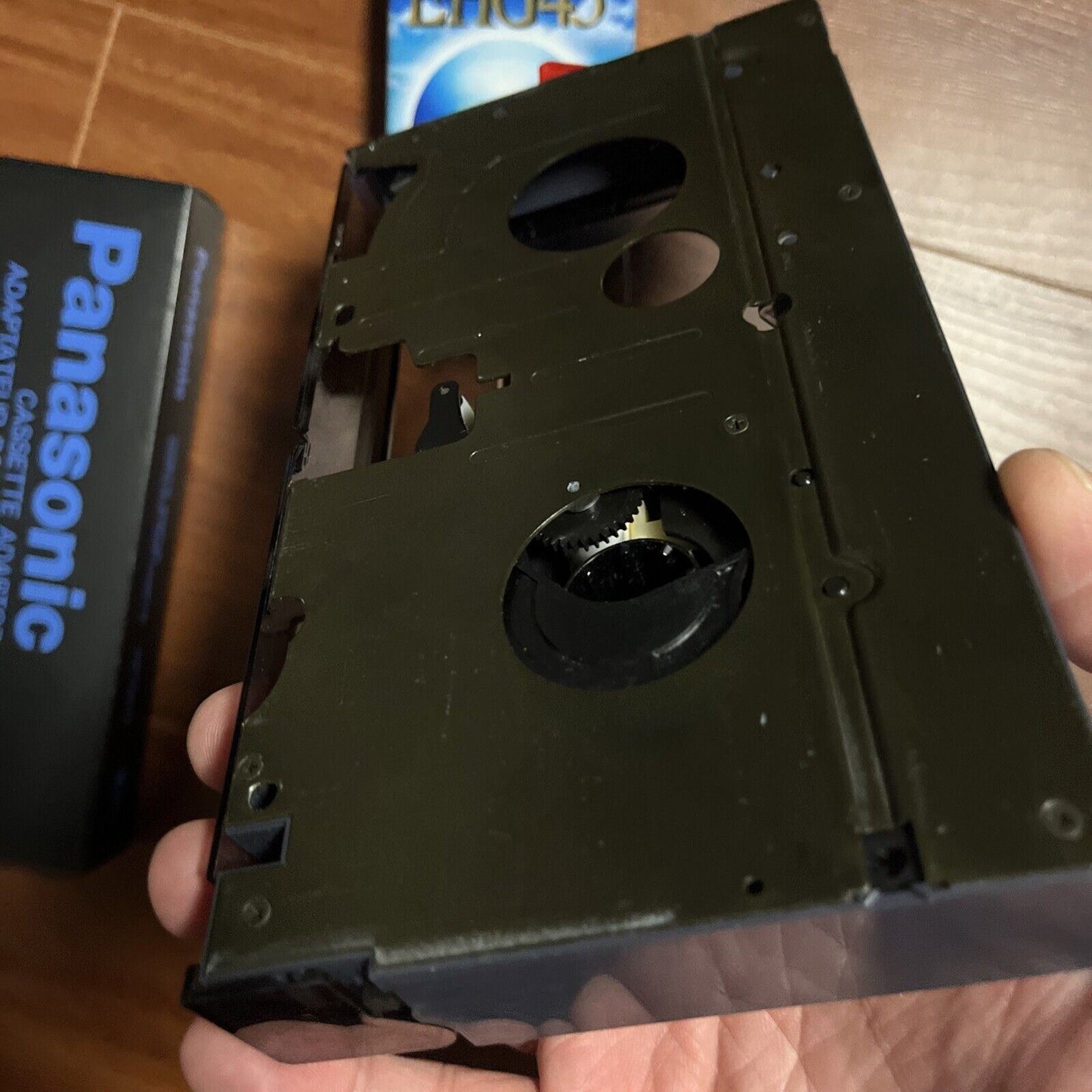 Panasonic Cassette Adaptor SVHS VW-TCA7E & Blank TDK VHS-C 45