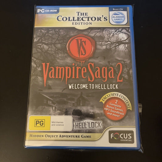 Vampire Saga 2 - Welcome to Hell Lock PC CD-ROM Hidden Object Game NEW
