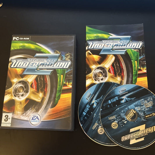 Need For Speed Underground 2 PC - Complete with 2 Discs + CD Key + Manual