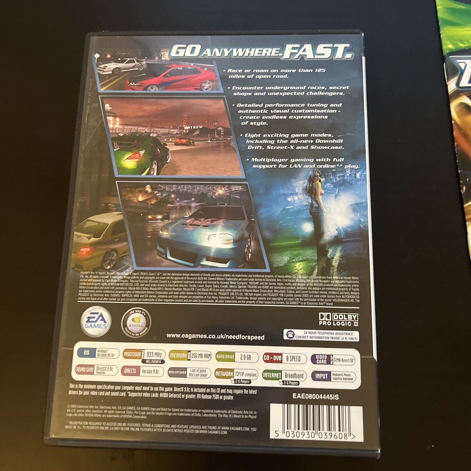 Need For Speed Underground 2 PC - Complete with 2 Discs + CD Key + Man ...