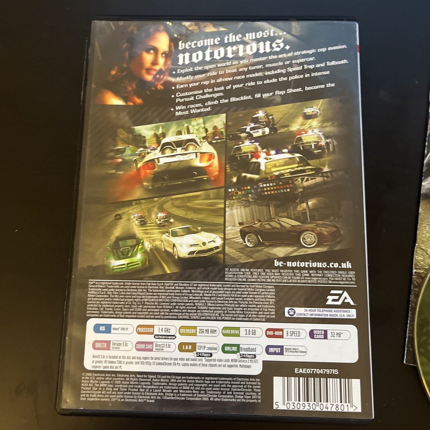 Need For Speed - Most Wanted PC DVD-ROM Complete With Manual.