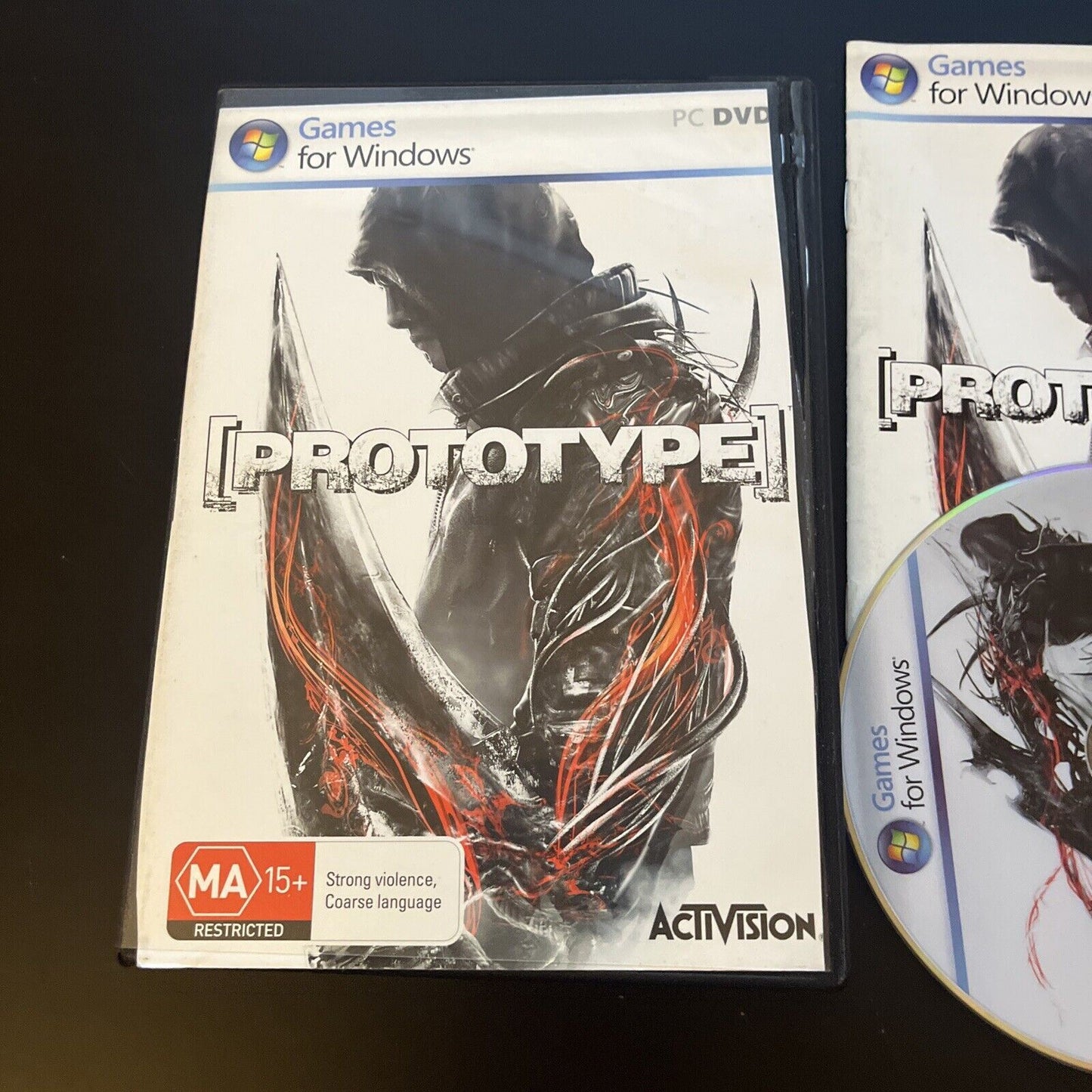 Prototype PC DVD-ROM Game with Manual